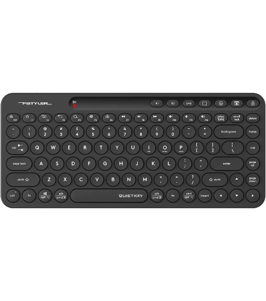 Клавиатура беспроводная A4Tech Fstyler FBK36C AS, USB, Bluetooth/Радиоканал, черный