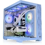 Компьютерный корпус Thermaltake View 380 TG ARGB синий без БП ATX 6x120мм 2x140мм 1x200мм 2xUSB3.0 audio bott PSU, фото 1