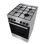 Плита газовая Gorenje GGI5A21XJ серебристый, конфорок 4 газовых, духовка 61 л, 50 см x 85 см x 59.4 см, фото6