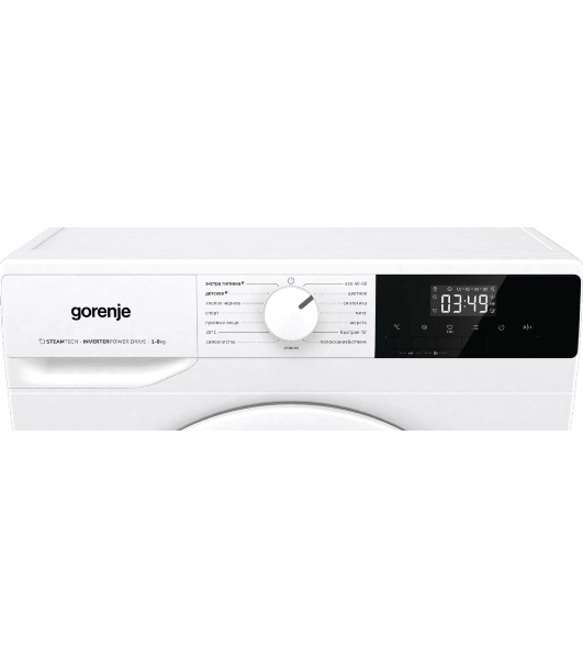 Стиральная машина Gorenje WNHPI84AS/R белый, загрузка фронтальная 8 кг, 1400 об/мин., класс: А