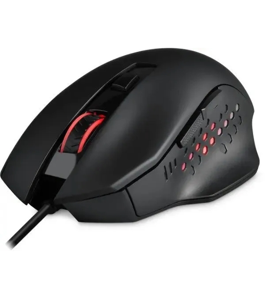 Мышь проводная Redragon Gainer черный, 3200 dpi, USB, кнопки - 6
