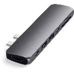 Док-станция Satechi ST-CMBPM, USB Type-C, HDMI/Thunderbolt 3/USB Type-C/SD/microSD/USB 3.0, USB, фото5