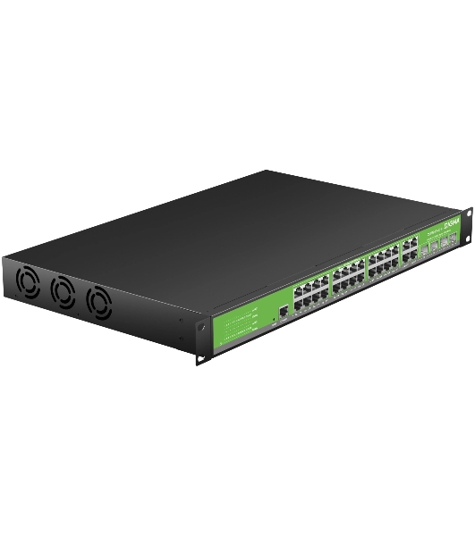 Коммутатор Digma DSW724G-4C-R, 24×1 Гбит/с + 4×1 Гбит/с Combo, управляемый