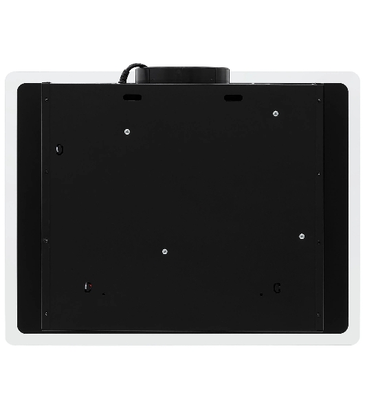 Вытяжка кухонная вертикальная Krona AURA 600 FRAME BLACK S черный с прозрачным кантом