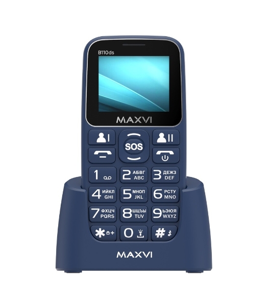 Мобильный телефон Maxvi B110ds синий