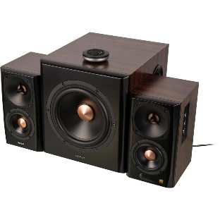 Колонки Edifier S360DB Brown (2.1,70W RMS, дерево, Bluetooth 4.1,ДУ)