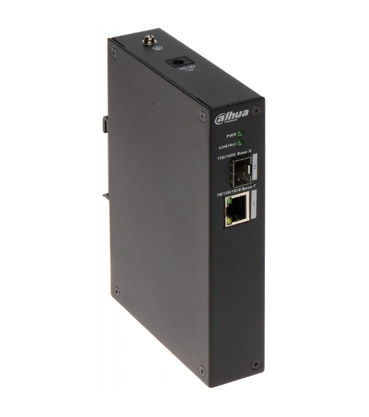 Коммутатор Dahua DH-PFS3102-1T, 1×1 Гбит/с RJ-45 + 1×1 Гбит/с SFP, неуправляемый, промышленный