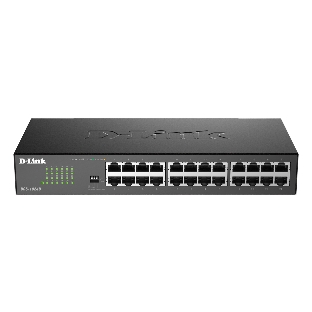 Коммутатор D-Link DGS-1024D/J1A, 24×1 Гбит/с, неуправляемый