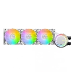 Жидкостная система охлаждения MSI MAG CORELIQUID E360 белый 3x ARGb Fan, ARGb Block, Color Box, Pallet packing, фото3