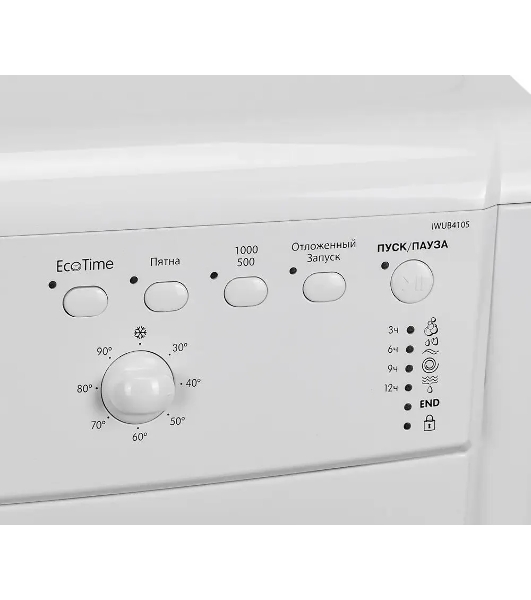 Стиральная машина Indesit IWUB 4105 белый, загр. фронтальная макс.: 4 кг 1000 об/мин класс: А