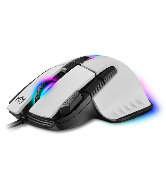 Мышь проводная SVEN RX-G990 белый, 12400 dpi, USB, кнопки - 9