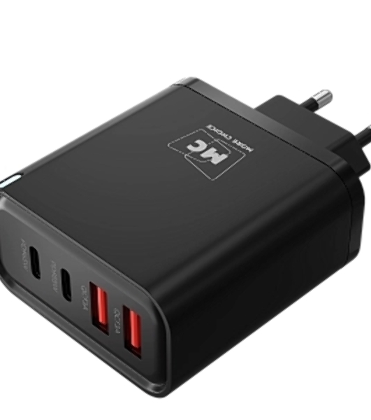 Сетевое зарядное устройство MORE CHOICE NC95 2USB+2Type-C 3.0A PD 65W, черный