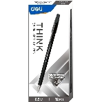 Набор ручек шариковых Deli Think EQ8-BK, черные чернила (12шт), линия 0.5мм, фото4