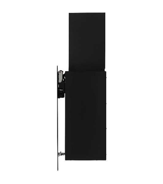 Вытяжка кухонная вертикальная Krona AURA 600 FRAME BLACK S черный с прозрачным кантом