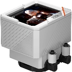 Система охлаждения PCCooler GT360 ARGb Display WH (310W, 360мм, LED temp., белый, ARGb/Fans: 3x120мм, 99CFM, 41.5dBA, 3000RPM/Pump 15dBA, 2600RPM, Rad thickness 27мм/S: 1851, 1700, 1200, 115X, AM5, AM4), фото5