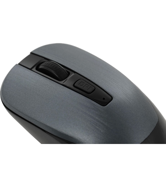 Мышь беспроводная Defender Wave MM-995 серебристый, 1600 dpi, радиоканал, USB, кнопки - 4