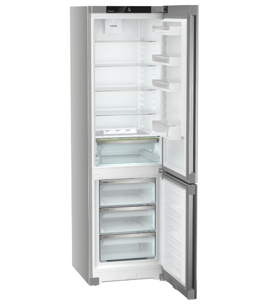 Холодильник Liebherr Pure CNsdc 5703-22 001 серебристый SmartSteel двухкамерный 266/94л морозилка снизу