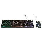 Комплект клавиатура+мышь Nakatomi KMG-2305U проводной, USB, 1600 DPI, черный, фото9