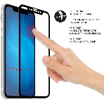 Защитное стекло для экрана DF vColor-22 черный для Vivo V23 2.5D 1шт. (DF VCOLOR-22 (BLACK)), фото4