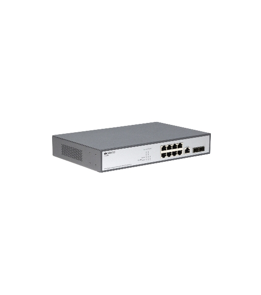Коммутатор Managed L2 Switch 8x1000Base-T, 2x1000Base-X SFP, RJ45 Console, 19' w/brackets
