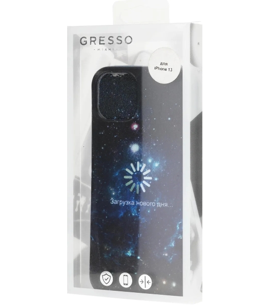 Чехол (клип-кейс) Gresso Meridian, для iPhone 13, черный gr17aaae8891