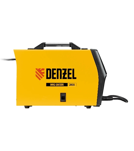 Аппарат инвертор. полуавтомат. cварки Denzel IMIG-205SDR, 200 А, ПВ 60%, катушка 5 кг