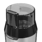 Кофемолка Centek CT-1362 (сталь) 200Вт, 60гр, стальн стакан, стальн чаша, прозрачная крышка, фото4