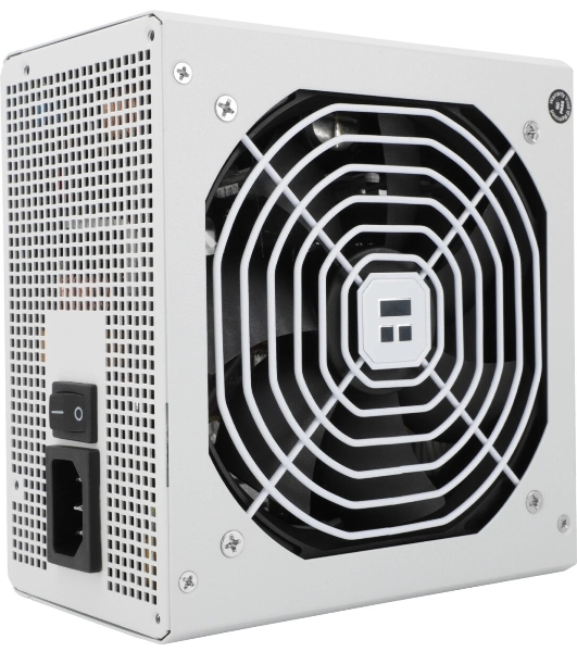 Блок питания Thermalright, 850W 80+ Gold (ATX, 3.1, PCIe 5.1, Non-modular, 1x24(20+4)pin, 1xCPU 8(4+4)pin, 2xPCIe*2 8(6+2)pin, 5xSATA3, 1x12+4pin (12VHPWR PCIe 5.1 12+4pin 600mm), 3xMOLEX4pin, Active, 120x120мм, 150x140x86mm, APFC, white)