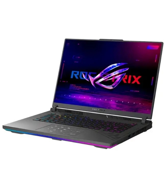 Ноутбук ASUS ROG Strix G16 G614PR-RV027 Grey AMD Ryzen 9 8940HX 2400MHz/16'/1920x1200/16Gb/1024Gb SSD/NVIDIA GeForce RTX 5070 Ti 12Gb/Wi-Fi/Bluetooth/Без ОС