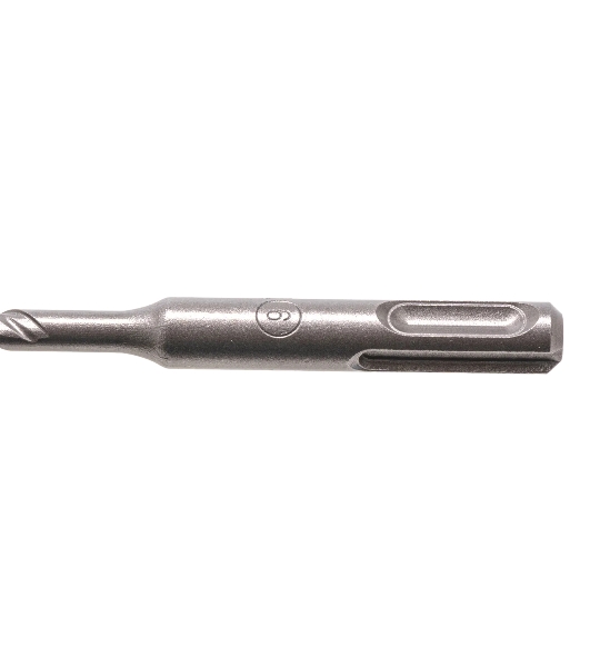 Бур по бетону Denzel двойная спираль, Cobalt W-tip, 6x210 мм, SDS PLUS