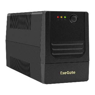 Источник бесперебойного питания ExeGate Power NB-450.LED.AVR.4C13 (450VA/270W, LED, AVR, 4*C13, батарея 12V 4.5Ah, Black)