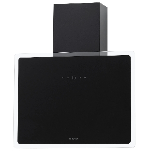 Вытяжка кухонная вертикальная Krona AURA 600 FRAME BLACK S черный с прозрачным кантом