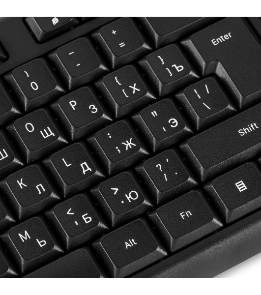 Клавиатура Oklick K888W беспроводная, радиоканал, чёрный