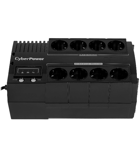 Источник бесперебойного питания CyberPower BS650E NEW/650 ВА/390 Вт/8 х CEE 7 (евророзетка)