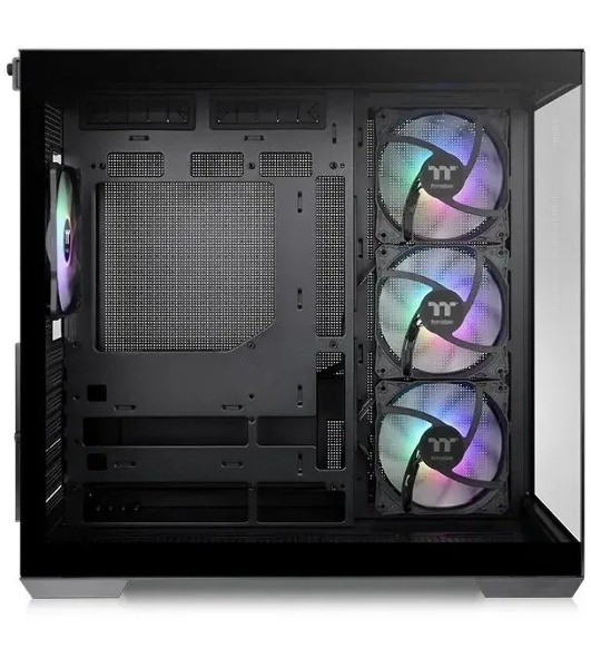 Компьютерный корпус Thermaltake View 380 TG ARGb черный без БП ATX 6x120мм 2x140мм 1x200мм 2xUSB3.0 audio bott PSU