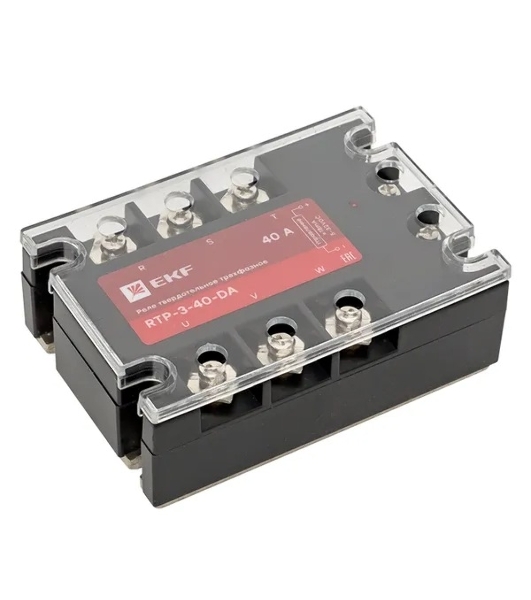 Реле твердотельное трехфазное RTP-40-DA PROxima EKF rtp-3-40-da