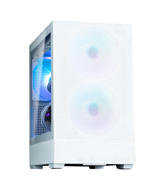 Компьютерный корпус ZALMAN P30 AIR, MATX, белый, WINDOW, 2xCombo (3.5'' or 2.5''), 3x2.5', 1xUSB TYPE-C, 1xUSB 3.0, FRONT 2x140мм ARGb, REAR 1x140мм ARGb