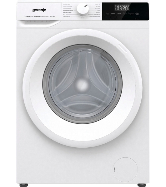 Стирально-сушильная машина Gorenje W3D2A854ADS/R белый загр.фронтальная макс.:8 кг 1400об/мин класс: А