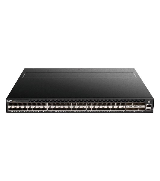 Коммутатор D-Link DXS-5000-54S/A1ASI, 48×10 Гбит/с SFP+ + 6×40 Гбит/с QSFP+, управляемый