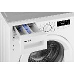 Встраиваемая стиральная машина Weissgauff WMI 6147 Inverter Steam класс:A+++, загрузка до 7кг, отжим:1400об/мин, белый, фото2