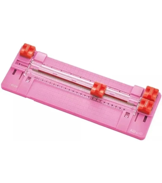 Резак дисковый Kw-Trio 13045pink A4/6лист./230мм/ручн.прижим