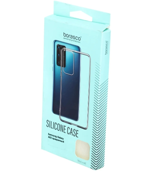 Чехол (клип-кейс) BoraSCO Silicone Case для Samsung Galaxy A02 прозрачный