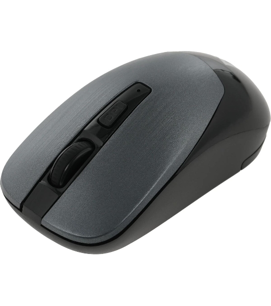 Мышь беспроводная Defender Wave MM-995 серебристый, 1600 dpi, радиоканал, USB, кнопки - 4