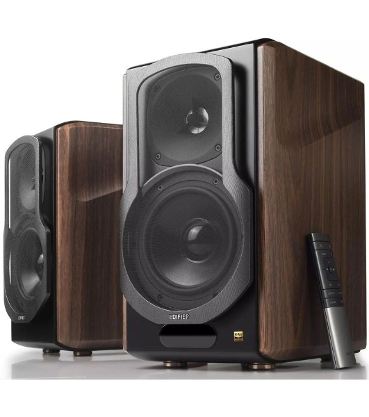 Колонки Edifier S2000MKIII Brown (2.0,Bluetooth 5.0,ДУ,2x 15 Вт (ВЧ), 2x 50 Вт (СЧ/НЧ)