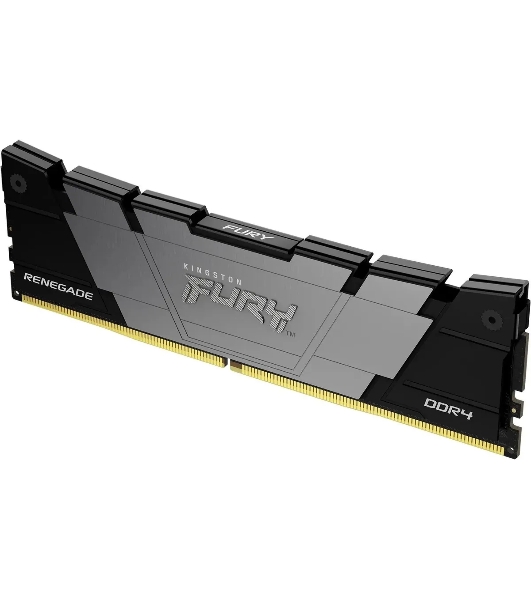 Оперативная память Kingston Fury Renegade, DDR4, 16Gb (1x16GB), 4000MHz, CL19, DIMM, с радиатором, черный