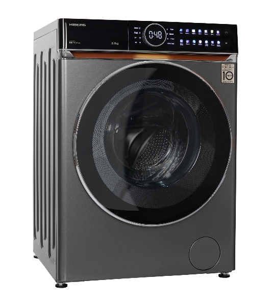 Стиральная машина HIBERG i-DDQ10 - 814 Sd Темно-серый загр. фронтальная макс.: 8 кг 1400 об/мин класс: А+++