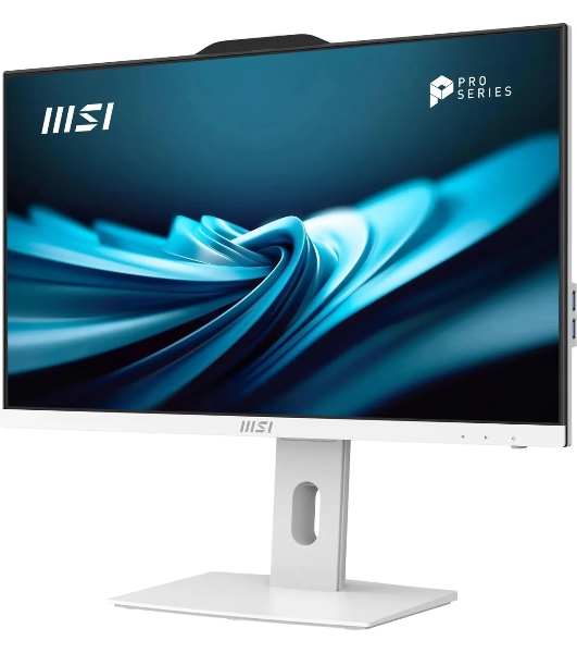 Моноблок MSI PRO AP242P 14M-655XRU 23.8'(1920x1080 IPS)/Intel Core i5 14400(2.5Ghz)/16Gb/512PCISSDGb/noDVD/Int:Intel UHD Graphics 730/Cam/BT/WiFi/-/war 1y/4.63kg/White/DOS + Wireless KB+M (9S6-AE0622-1059)