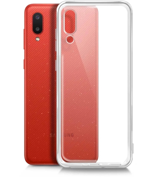 Чехол (клип-кейс) BoraSCO Silicone Case для Samsung Galaxy A02 прозрачный