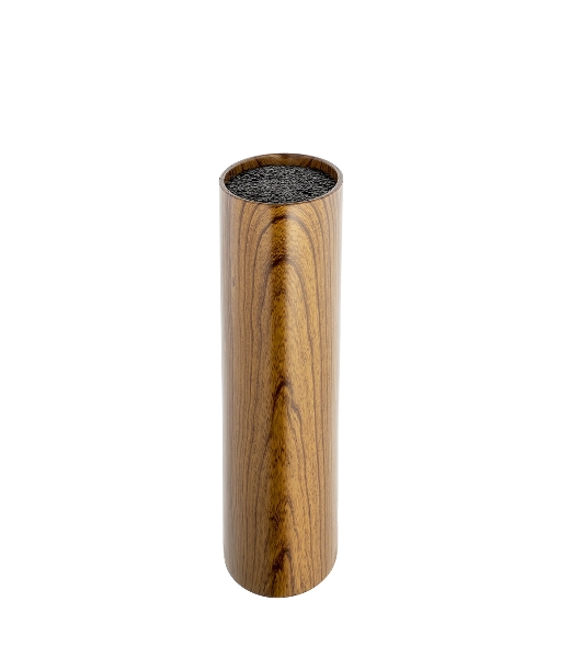 Подставка для ножей универсальная LARA LR05-101 Wood овальная Soft touch полипропилен
