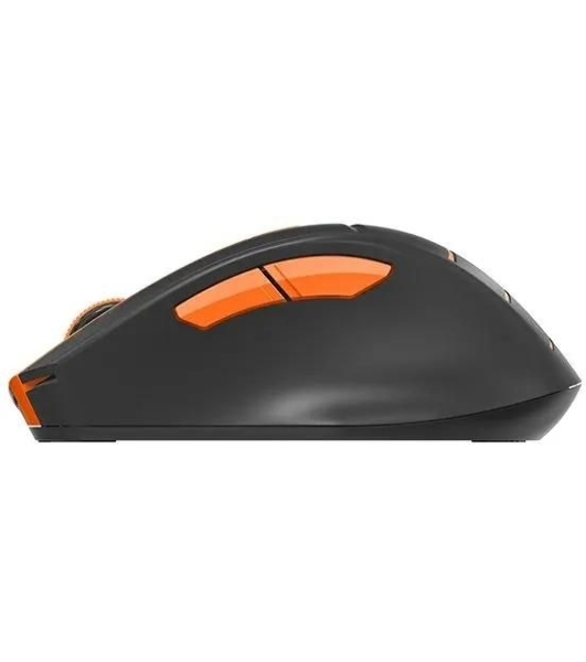 Мышь беспроводная A4Tech Fstyler FG30S серый/оранжевый, 2000 dpi, радиоканал, USB, кнопки - 6
